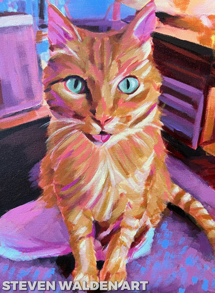 Custom Pet Portraits: 11”x14” (Larger Sizes Available)