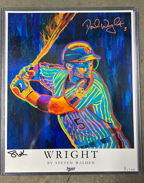 David Wright – “Chromadepth 3D” 11”x14” Autographed Print (Limited Edition)