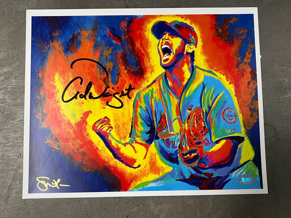 “Fire” – 11”x14” Autographed Print by Adam Wainwright (Limited Edition)