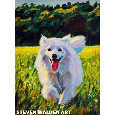 Custom Pet Portraits: 11”x14” (Larger Sizes Available)