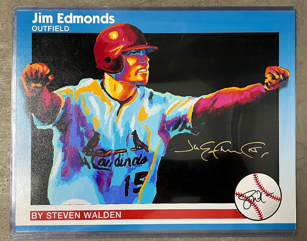 Jim Edmonds – 11”x14” Autographed Print
